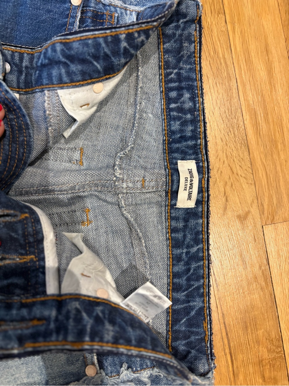 Patchwork Zadig Blue Jeans - Picture 2 of 4